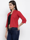 Ayaany Women Red Casual Shrug