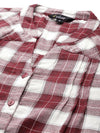 Collared Check Red Shirt