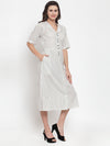 Ayaany Women White Casual Dress