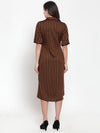 Ayaany Women Brown Smart Casual Dress