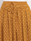 Ayaany Women Mustard Smart Maxi Skirt