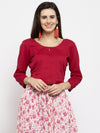 Ayaany Women Red Smart Casual Blouse