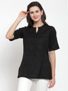 Ayaany Women Black Casual Top