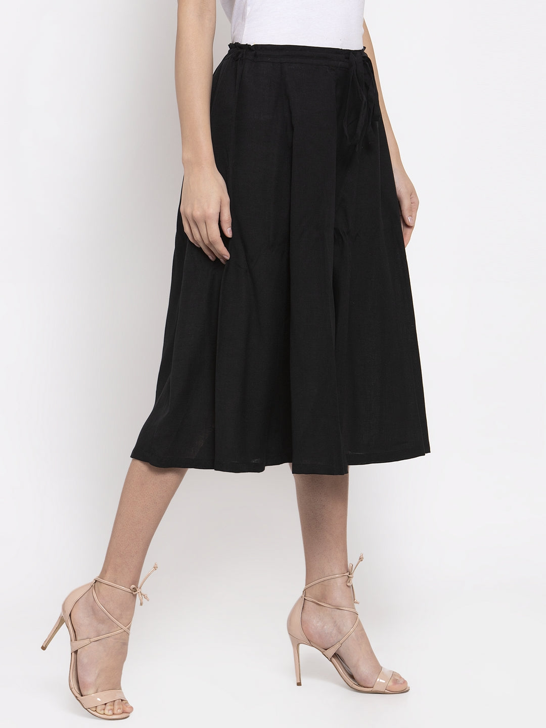 Ayaany Women Black Casual Culotte