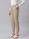 Ayaany Women Beige Smart Casual Pant