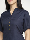 Ayaany Women Blue Summer Casual Top