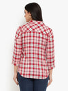 Ayaany Women Red Smart Casual Shirt