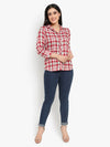 Ayaany Women Red Smart Casual Shirt