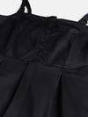 Ayaany Women Black Collard Neck Casual Dress