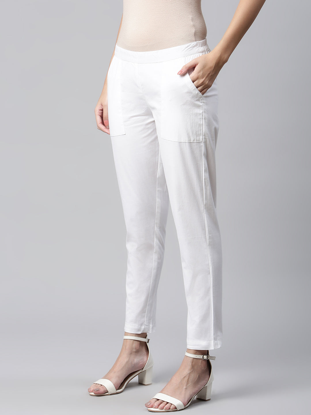 HIGHWAIST WHITE PANTS FOR WOMEN (SIZES 25-36) | Lazada PH