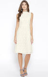Ayaany Women Off-white Lace A-line Dress
