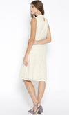 Ayaany Women Off-white Lace A-line Dress