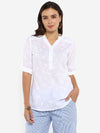Ayaany Women White Casual Top