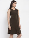 Ayaany Women Brown Casual Dress