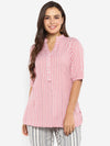 Ayaany Women Pink Casual Top