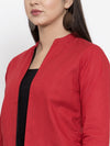 Ayaany Women Red Casual Shrug
